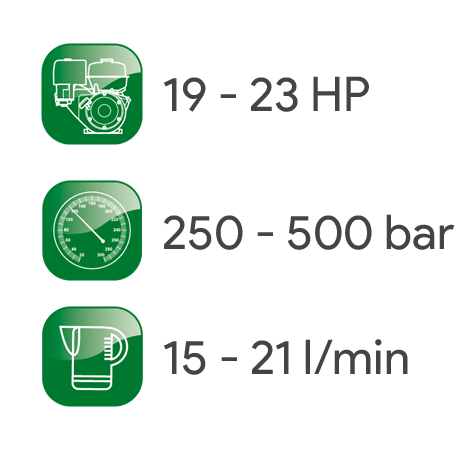 TORPEDO COMPACT HP - BAR - L/MIN